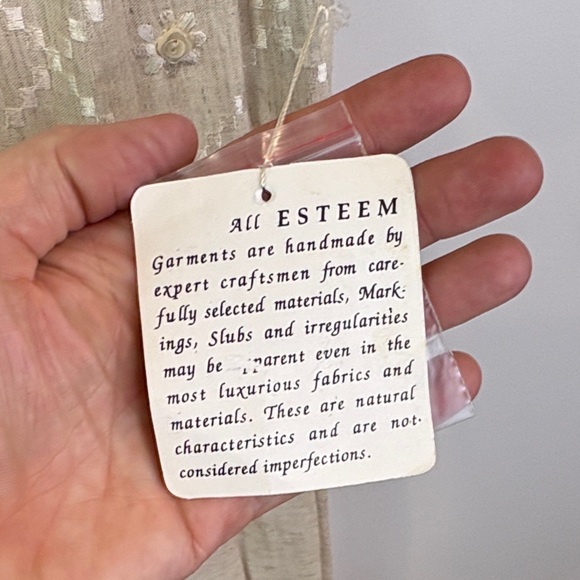 Vintage NWT Poems by Esteem rayon/linen blend midi dress size 6 - Picture 9 of 10